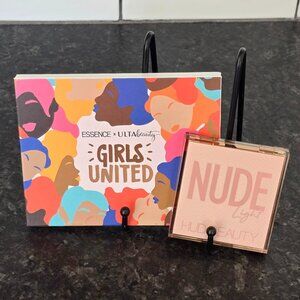 Huda Nude Light & Essence Ulta Girl United Eyeshadow Pallet (Bundle)
